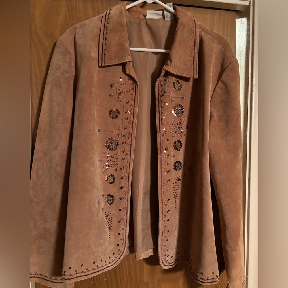 Nice Chico’s Suede Jacket